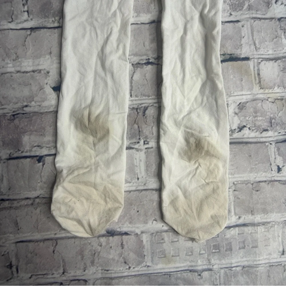EUC Target Kids White Tights Size 12-14